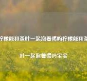 柠檬能和茶叶一起泡着喝吗柠檬能和茶叶一起泡着喝吗宝宝