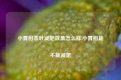 小青柑茶叶减肥效果怎么样,小青柑能不能减肥-第1张图片-茶叶供应, 茶叶批发, 茶艺知识