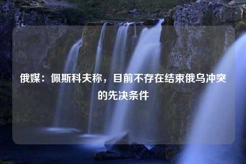 俄媒：佩斯科夫称，目前不存在结束俄乌冲突的先决条件