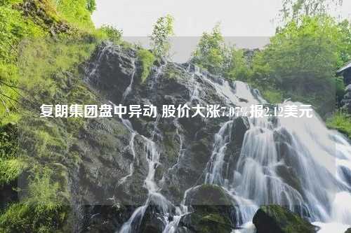 复朗集团盘中异动 股价大涨7.07%报2.12美元