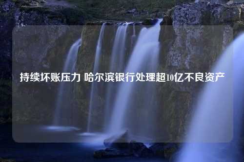 持续坏账压力 哈尔滨银行处理超10亿不良资产