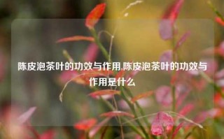 陈皮泡茶叶的功效与作用,陈皮泡茶叶的功效与作用是什么