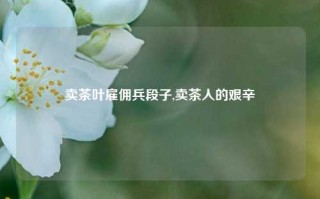 卖茶叶雇佣兵段子,卖茶人的艰辛