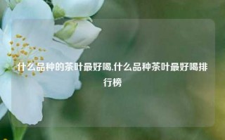 什么品种的茶叶最好喝,什么品种茶叶最好喝排行榜