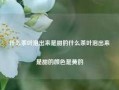 什么茶叶泡出来是甜的什么茶叶泡出来是甜的颜色是黄的