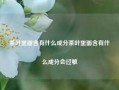 茶叶里面含有什么成分茶叶里面含有什么成分会过敏