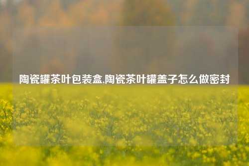 陶瓷罐茶叶包装盒,陶瓷茶叶罐盖子怎么做密封-第1张图片-茶叶供应, 茶叶批发, 茶艺知识