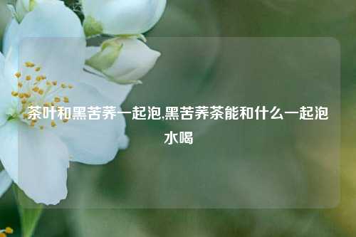 茶叶和黑苦荞一起泡,黑苦荞茶能和什么一起泡水喝-第1张图片-茶叶供应, 茶叶批发, 茶艺知识