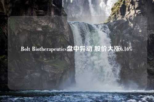 Bolt Biotherapeutics盘中异动 股价大涨6.16%