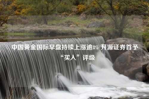 中国黄金国际早盘持续上涨逾8% 开源证券首予“买入”评级