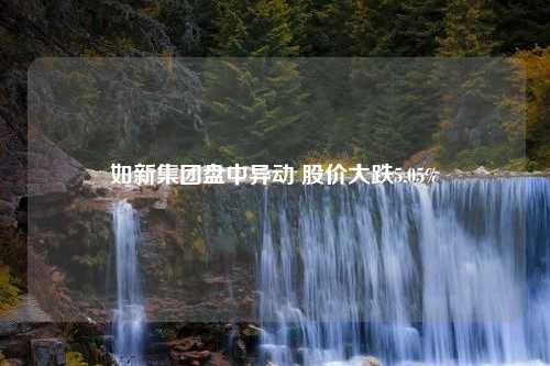 如新集团盘中异动 股价大跌5.05%