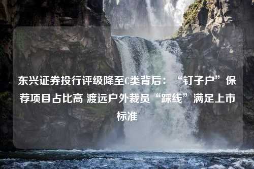 东兴证券投行评级降至C类背后：“钉子户”保荐项目占比高 渡远户外裁员“踩线”满足上市标准