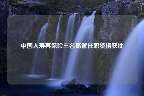 中国人寿再保险三名高管任职资格获批