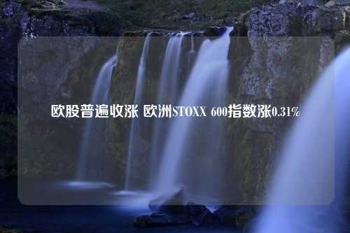 欧股普遍收涨 欧洲STOXX 600指数涨0.31%